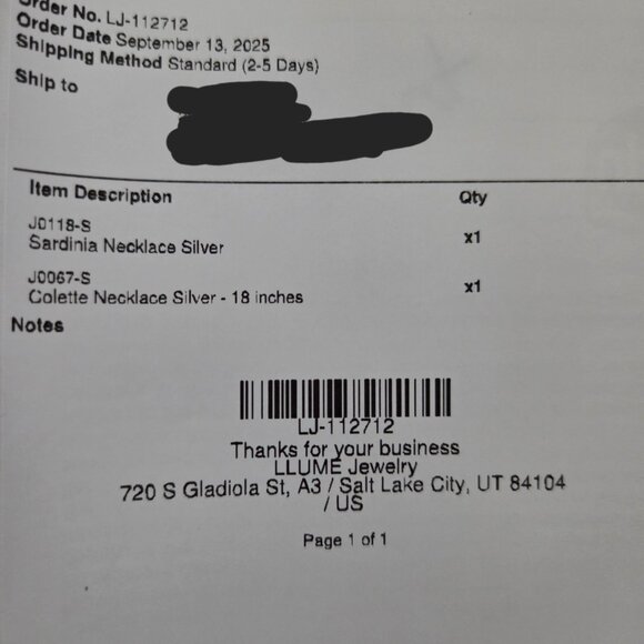 Llume Sardinia and Colette Necklace - Picture 4 of 7